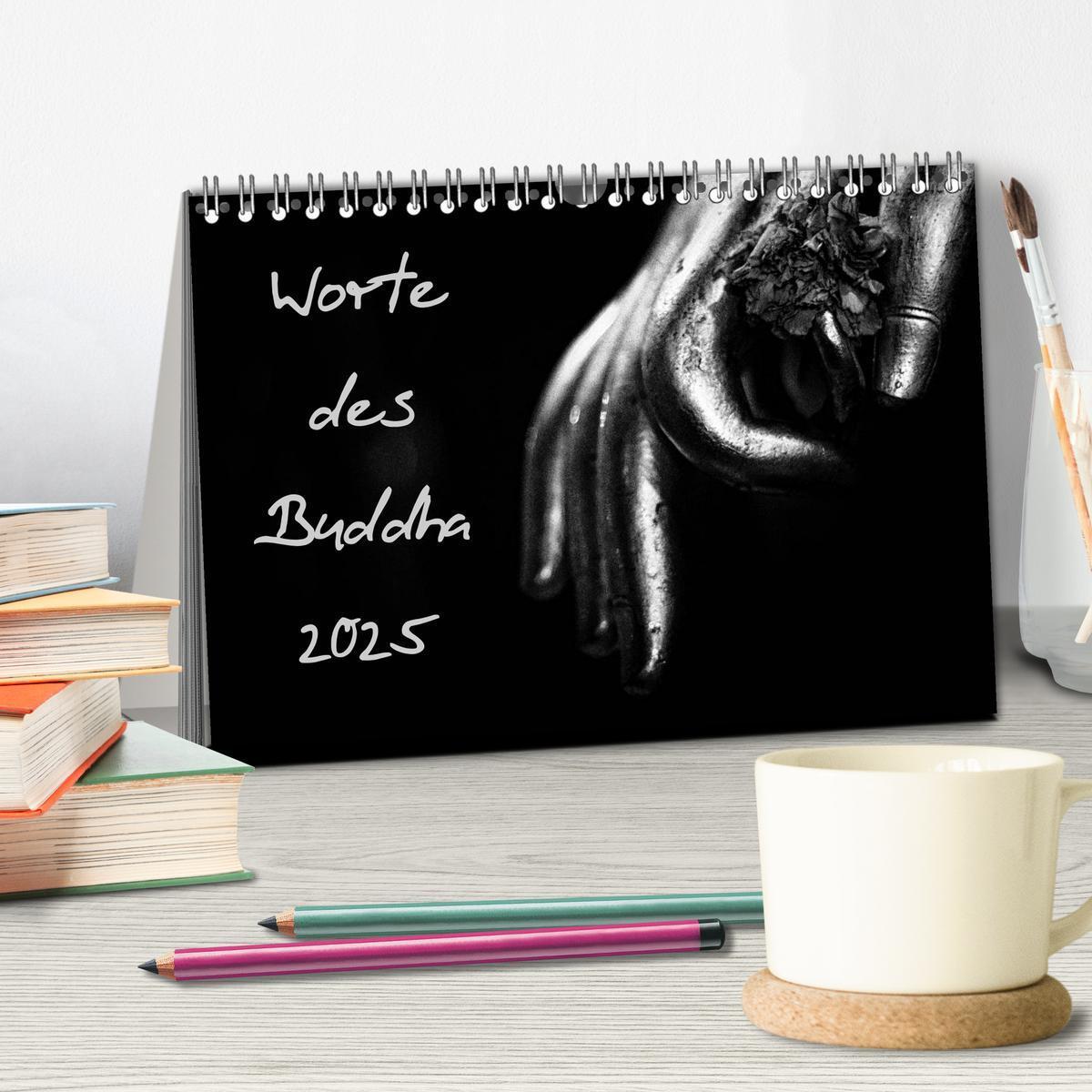 Bild: 9783435628292 | Worte des Buddha 2025 (Tischkalender 2025 DIN A5 quer), CALVENDO...