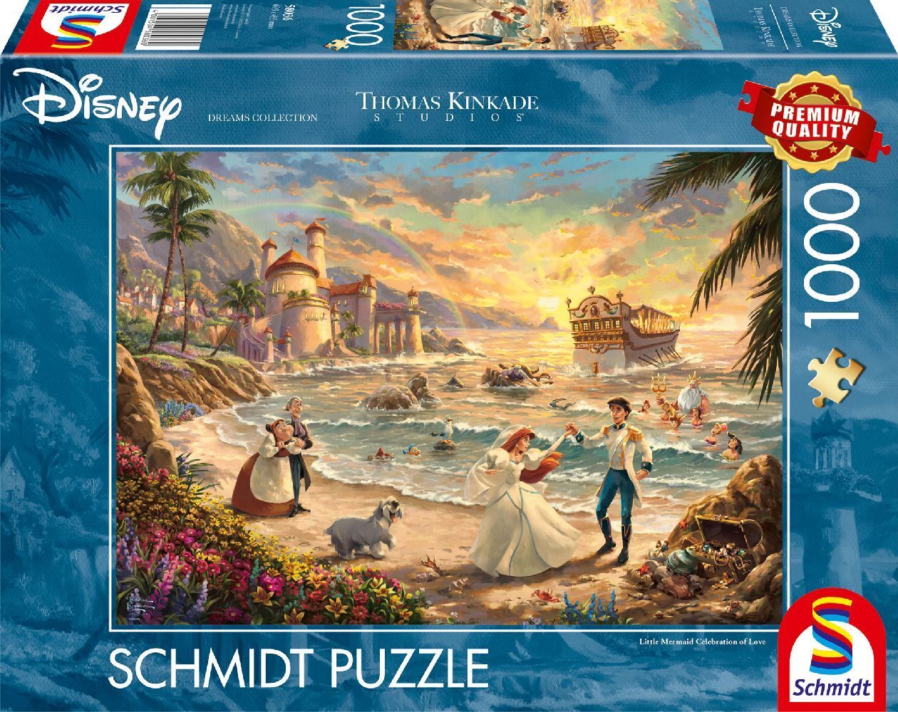 Cover: 4001504580360 | Disney, The Little Mermaid Celebration of Love | Thomas Kinkade | 2024