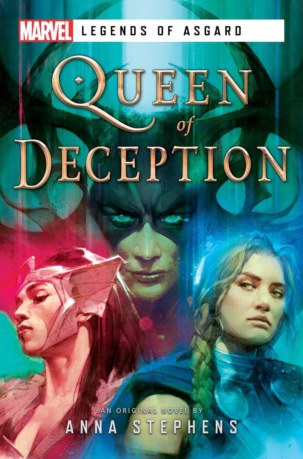 Cover: 9781839082030 | Queen of Deception | A Marvel Legends of Asgard Novel | Anna Stephens