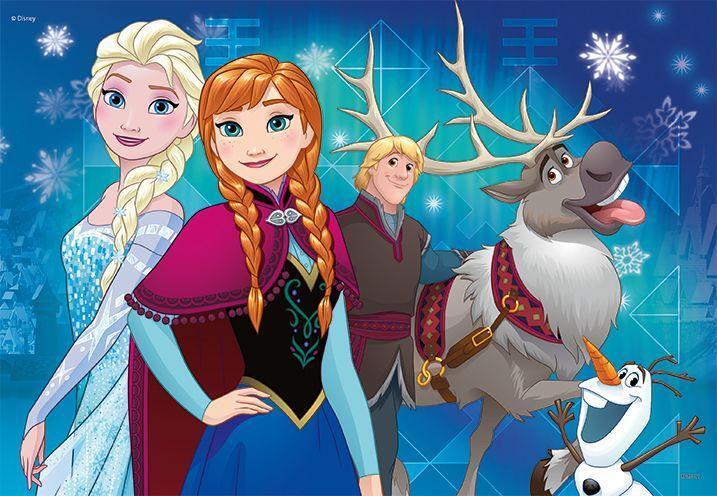 Bild: 4005556090747 | Disney Frozen Nordlichter. Puzzle 2 x 24 Teile | Spiel | Deutsch