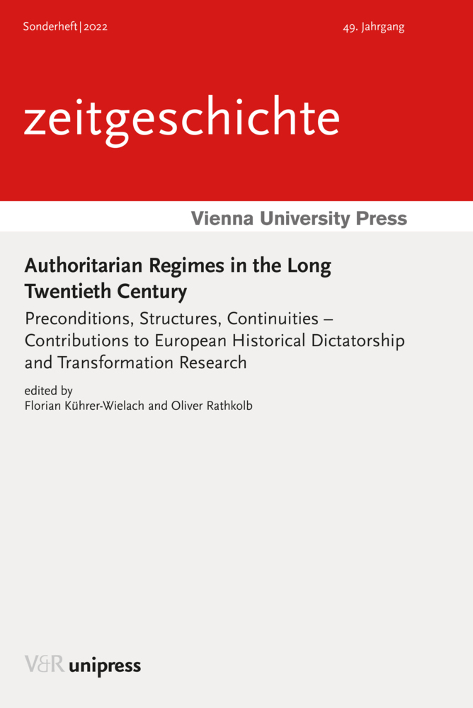 Cover: 9783847115021 | Authoritarian Regimes in the Long Twentieth Century | Taschenbuch