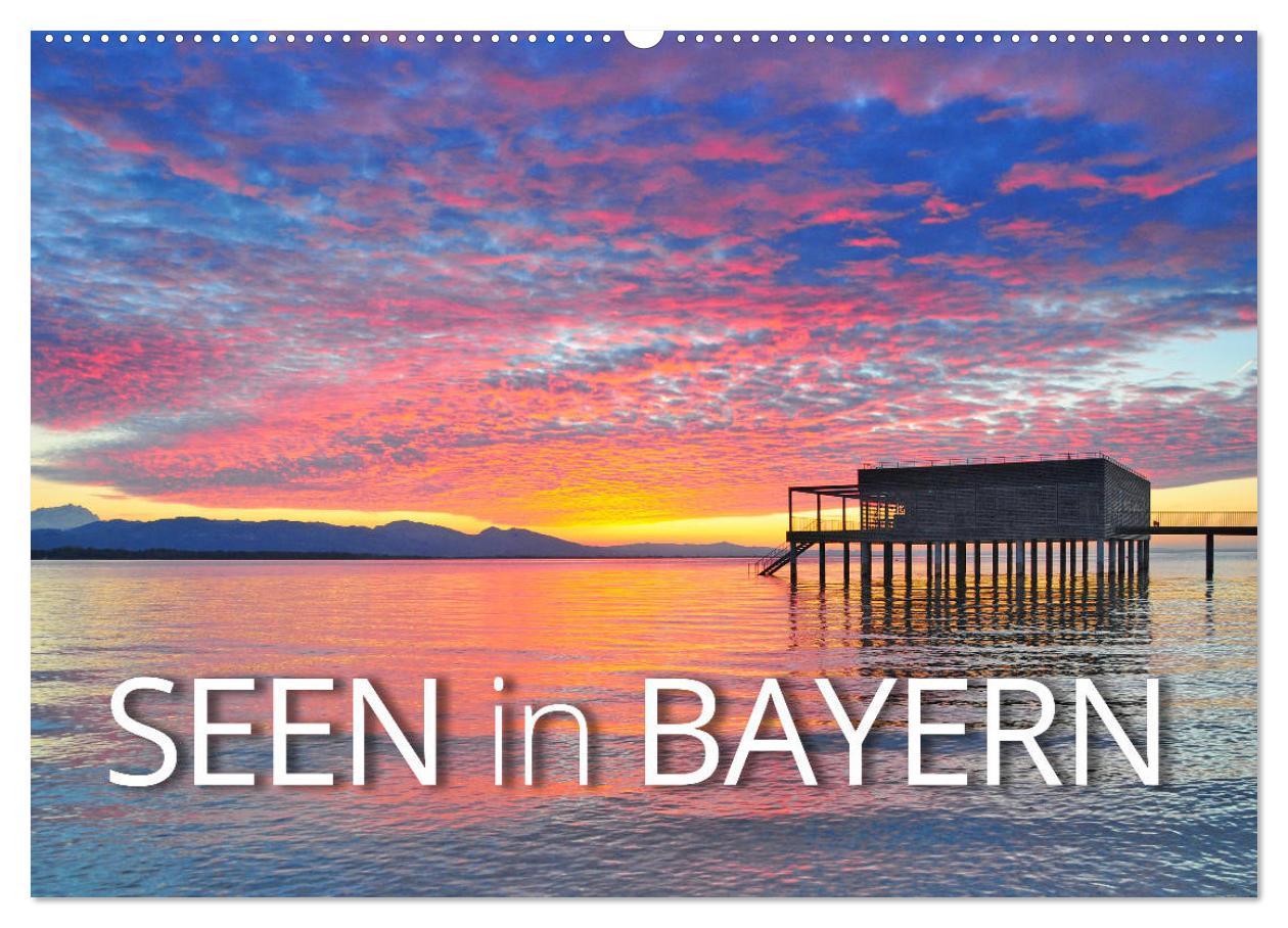 Cover: 9783435691586 | Seen in Bayern (Wandkalender 2025 DIN A2 quer), CALVENDO...