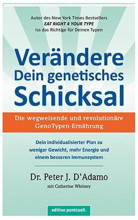 Cover: 9783905724509 | Verändere Dein genetisches Schicksal | Peter J. D'Adamo | Taschenbuch