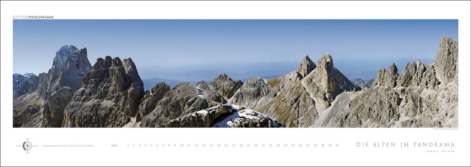 Bild: 9783898236249 | Die Alpen im Panorama | Rudolf Rother | Kalender | XIV | Deutsch