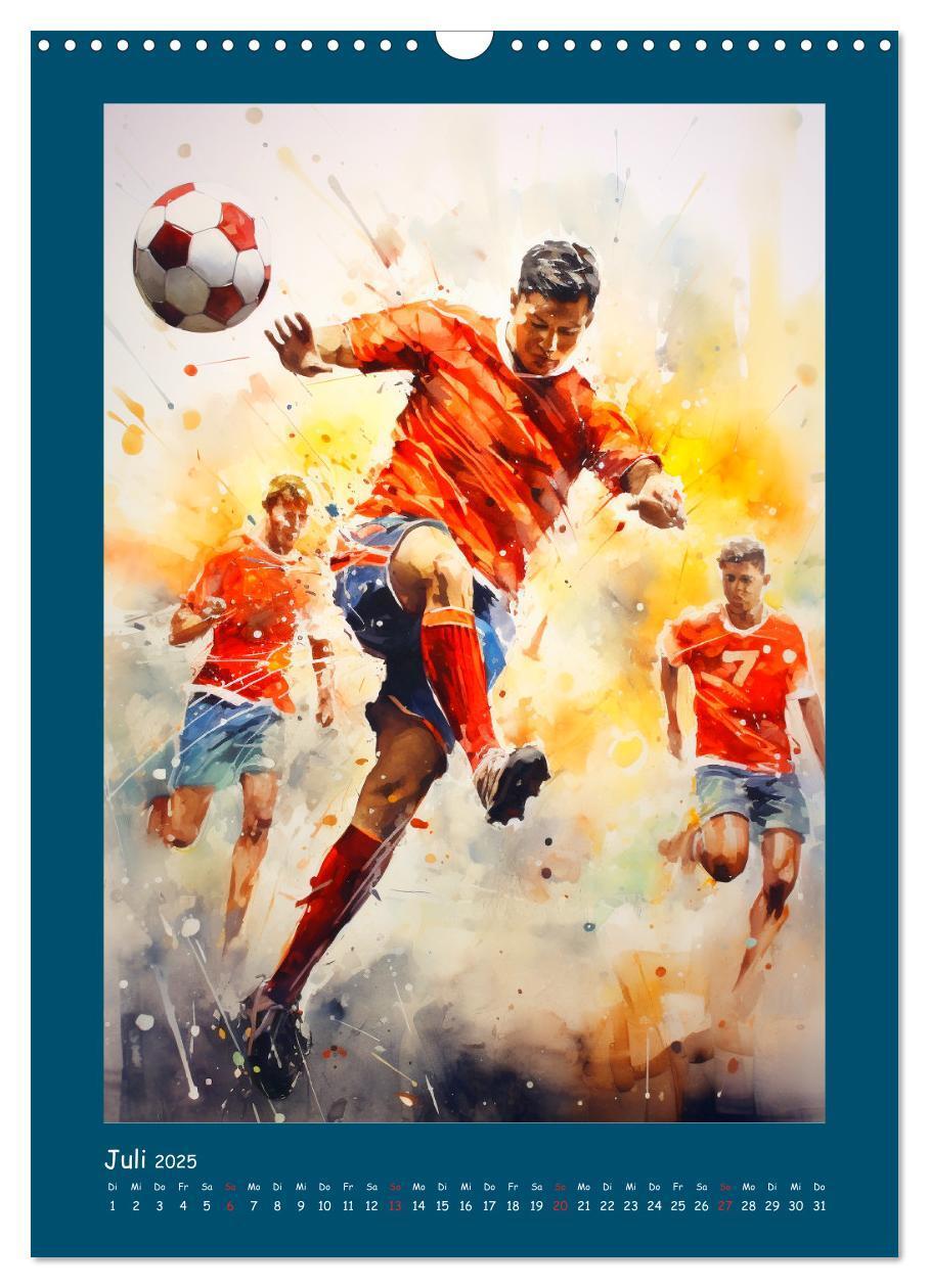 Bild: 9783383806889 | Leidenschaft Fussball. Stadionstimmung im Aquarellstil...