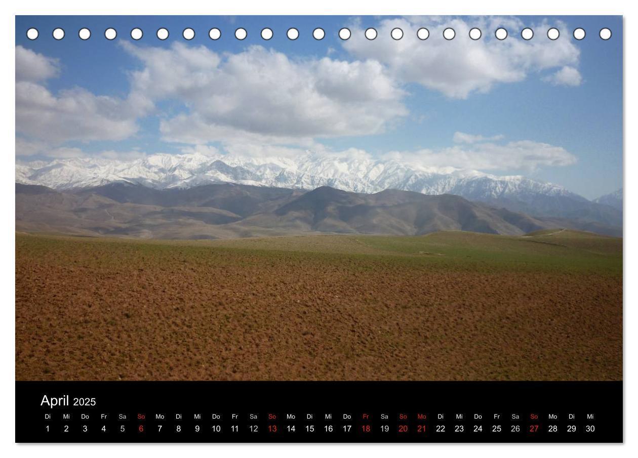 Bild: 9783435796922 | Afghanistan (Tischkalender 2025 DIN A5 quer), CALVENDO Monatskalender