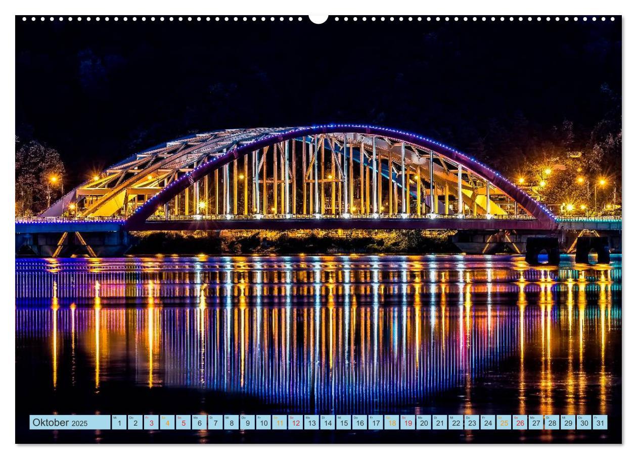 Bild: 9783435585564 | Städte der Welt - Skylines in der Nacht (Wandkalender 2025 DIN A2...