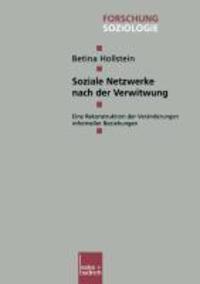 Cover: 9783810032607 | Soziale Netzwerke nach der Verwitwung | Betina Hollstein | Taschenbuch