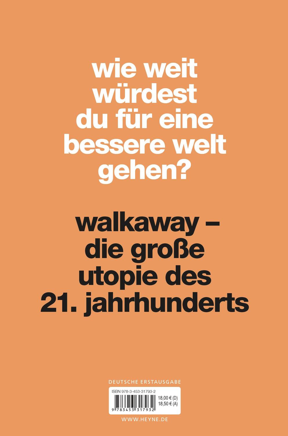 Bild: 9783453317932 | Walkaway | Cory Doctorow | Taschenbuch | Deutsch | 2018 | Heyne