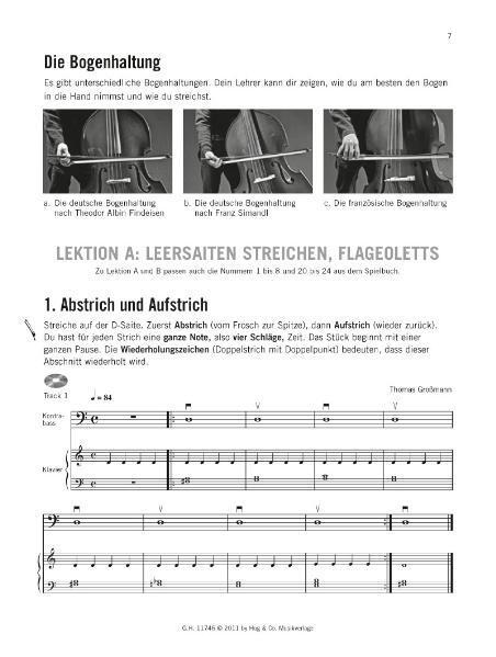 Bild: 9783905847574 | Kontrabass ABC Band 1 Schule | Broschüre | mit Demo- und Play-Along-CD