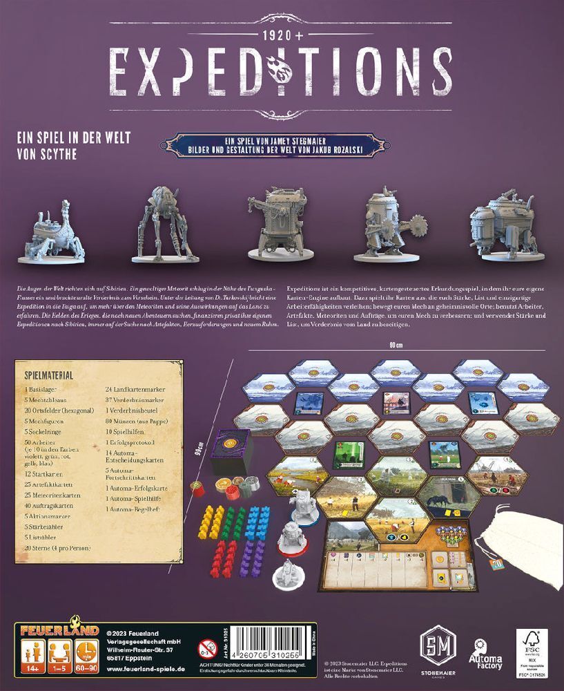 Bild: 4260705310255 | Expeditions | Jamey Stegmaier | Spiel | In Spielebox | 1378-1648