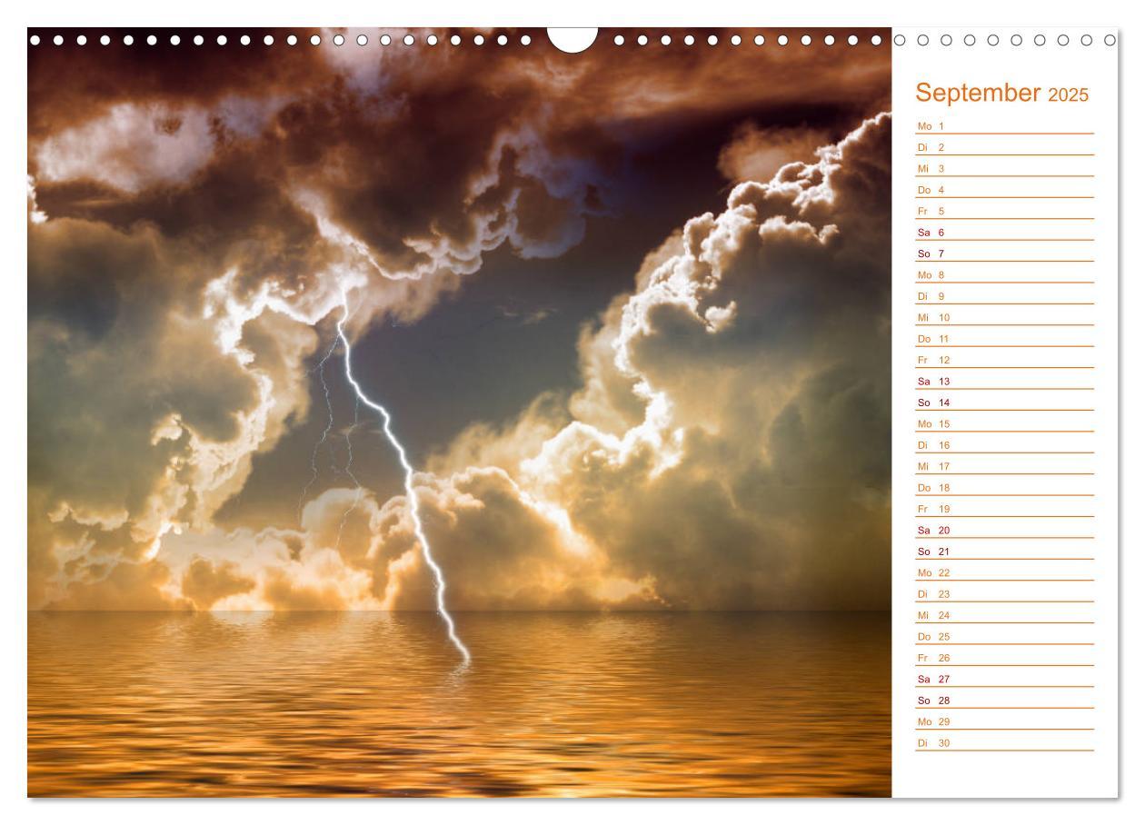 Bild: 9783435260393 | Faszination Blitze beeindruckende Fotos (Wandkalender 2025 DIN A3...