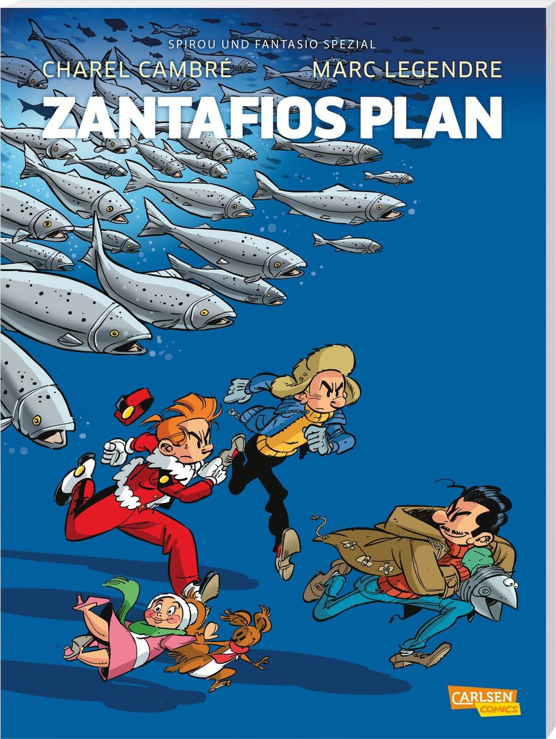 Cover: 9783551780485 | Spirou und Fantasio Spezial 37: Zantafios Plan | Marc Legendre | Buch