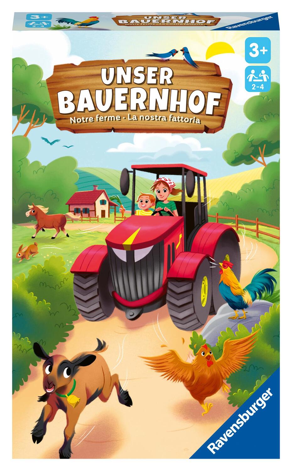 Cover: 4005556224081 | Ravensburger 22408 - Unser Bauernhof, Brettspiel für Kinder ab 3...