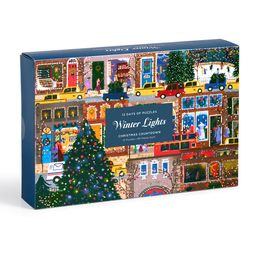 Cover: 9780735378780 | Joy Laforme Winter Lights 12 Days of Puzzles Holiday Countdown | Spiel