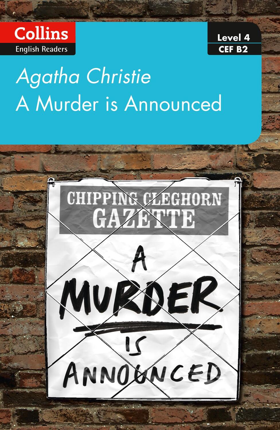 Cover: 9780008392987 | A murder is announced | Level 4 - Upper- Intermediate (B2) | Christie