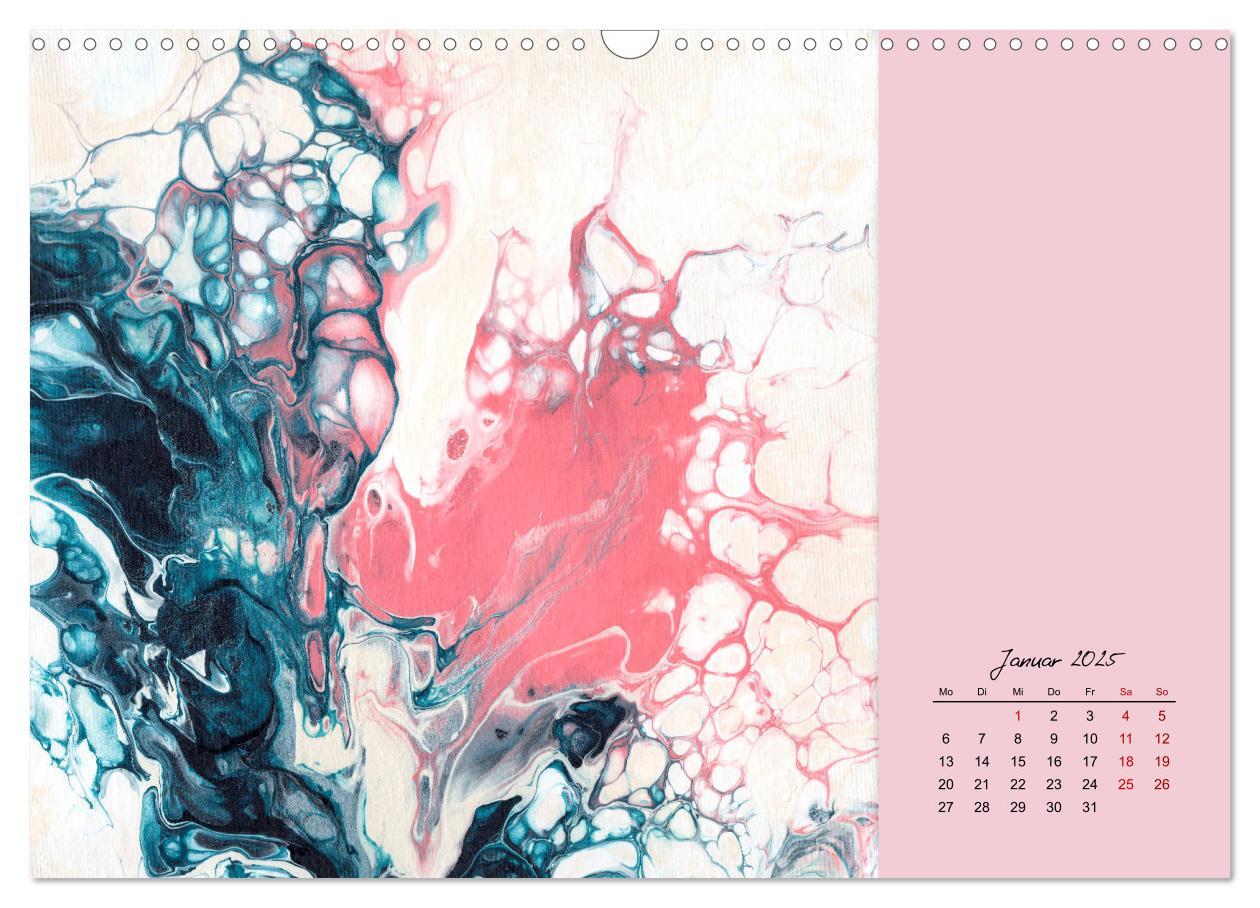 Bild: 9783435024575 | Farbfantasien - Pouring (Wandkalender 2025 DIN A3 quer), CALVENDO...