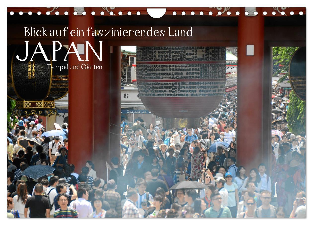 Cover: 9783675774124 | Blick auf ein faszinierendes Land - Japan 2024 (Wandkalender 2024...