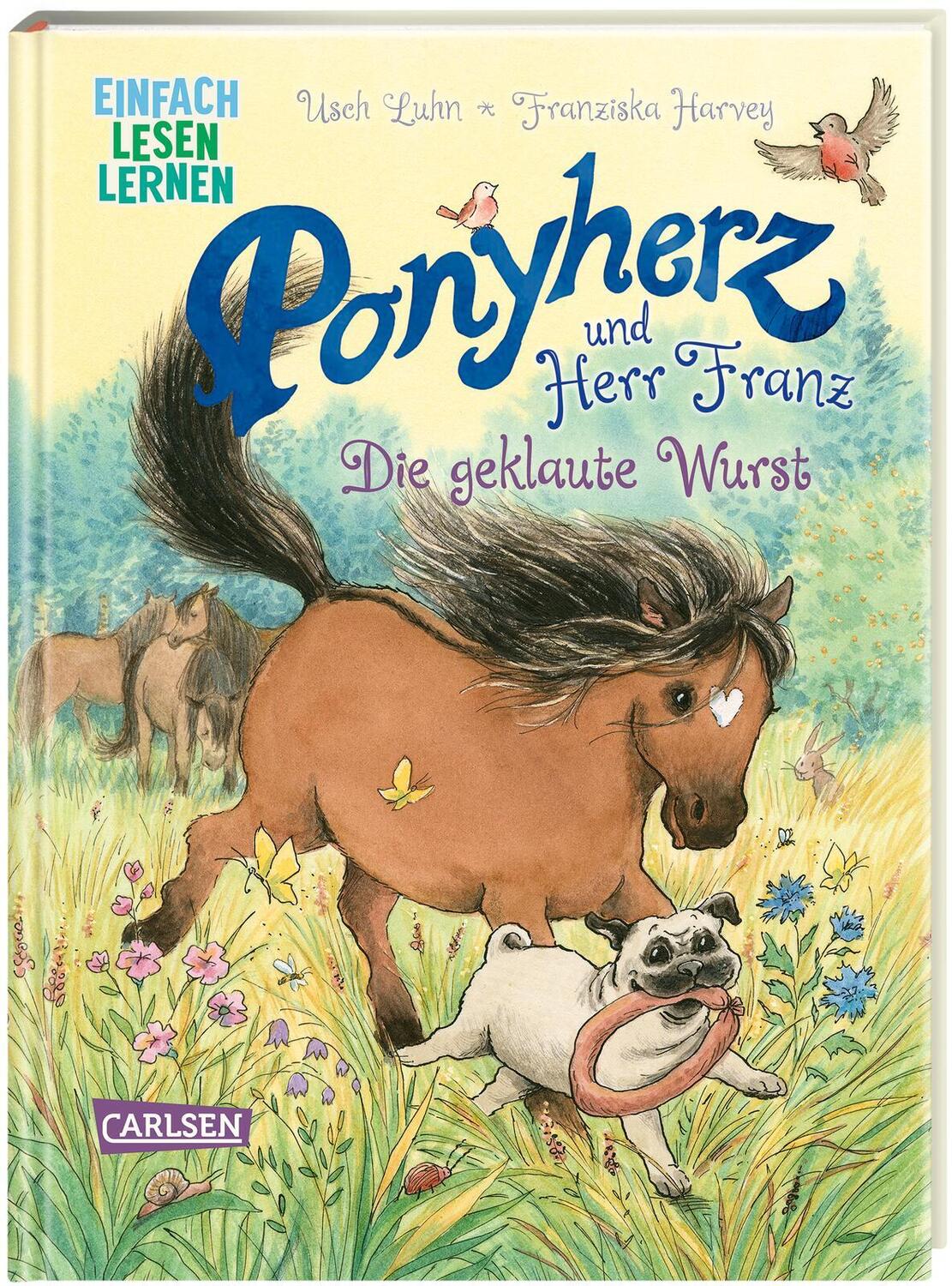 Cover: 9783551690838 | Ponyherz und Herr Franz: Die geklaute Wurst | Usch Luhn | Buch | 64 S.