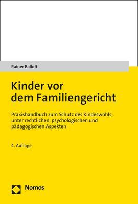 Cover: 9783848782130 | Kinder vor dem Familiengericht | Rainer Balloff | Taschenbuch | 514 S.