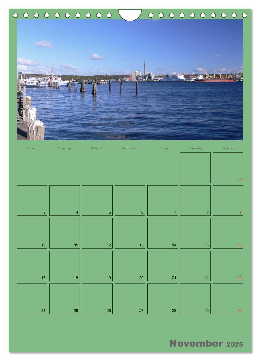 Bild: 9783457069837 | Rund um die Kieler Förde / Planer (Wandkalender 2025 DIN A4 hoch),...