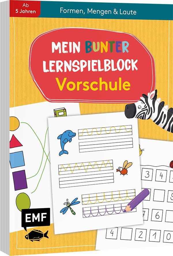 Cover: 9783745903614 | Mein bunter Lernspielblock - Vorschule: Formen, Mengen und Laute