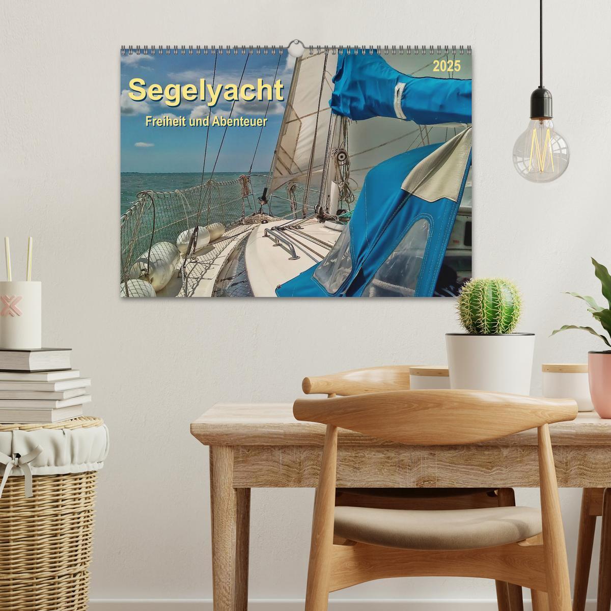 Bild: 9783435583690 | Segelyacht - Freiheit und Abenteuer (Wandkalender 2025 DIN A3...