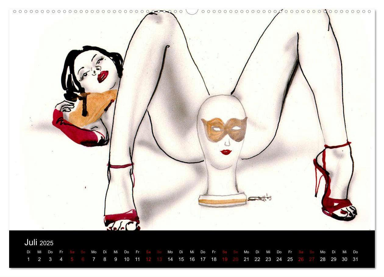 Bild: 9783435381814 | Burlesque 2 - Quickies von SARA HORWATH (Wandkalender 2025 DIN A2...