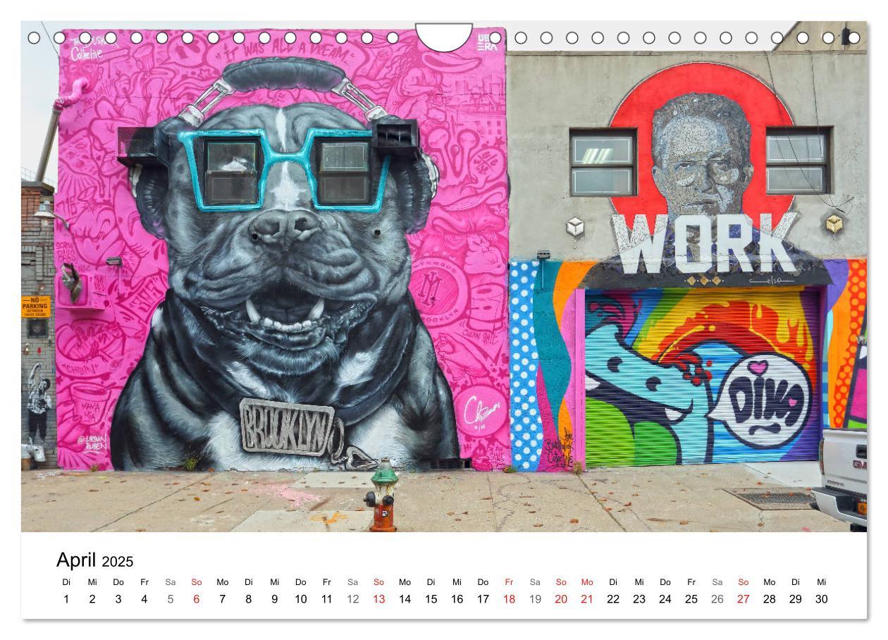 Bild: 9783435257164 | Brooklyn Street Art (Wandkalender 2025 DIN A4 quer), CALVENDO...