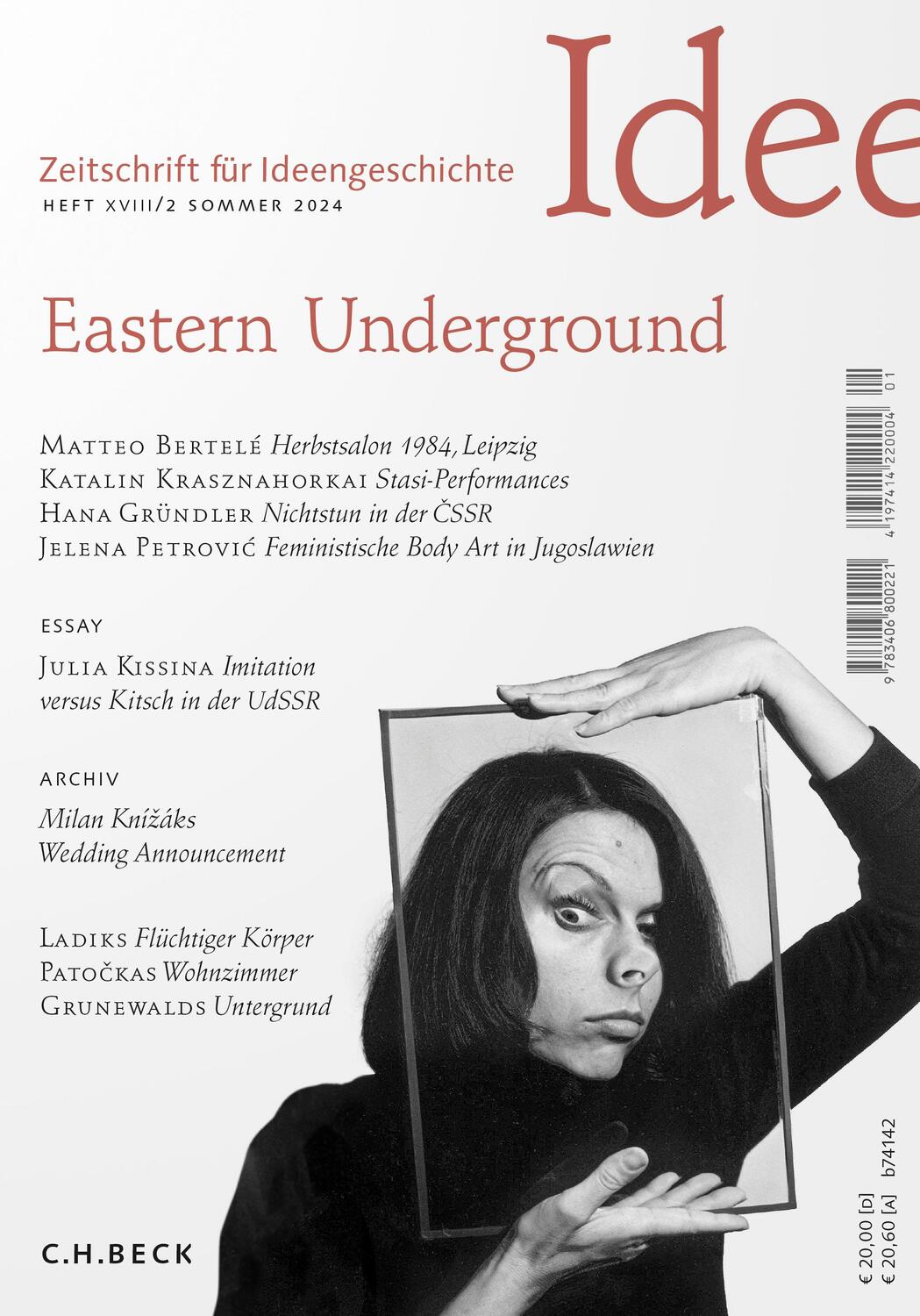 Cover: 9783406815775 | Zeitschrift für Ideengeschichte Heft XVIII/2 Sommer 2024 | Broschüre