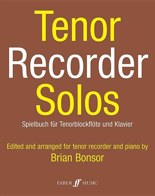 Cover: 9780571508402 | Tenor Recorder Solos | Score and Part | Brian Bonsor | Broschüre