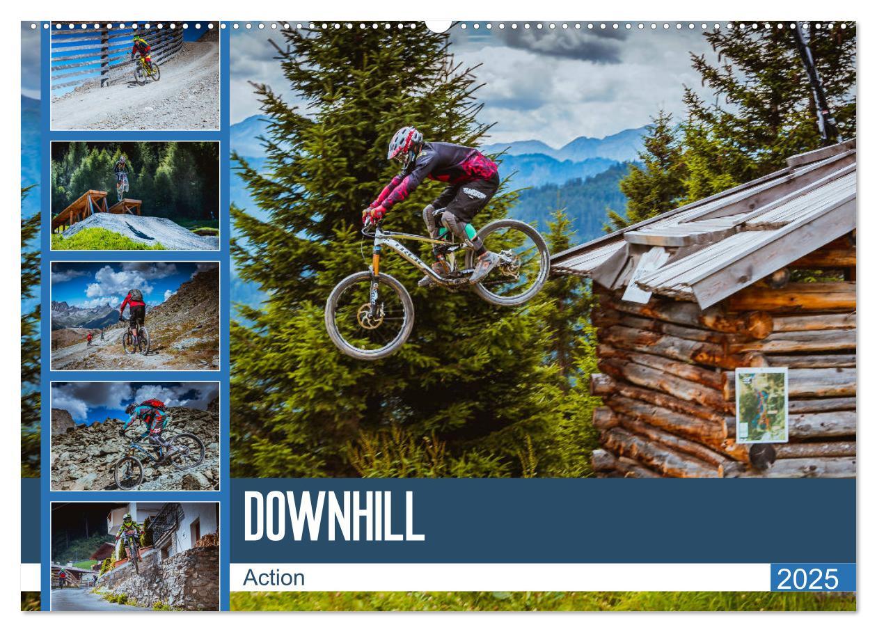 Cover: 9783435433452 | Downhill Action (Wandkalender 2025 DIN A2 quer), CALVENDO...