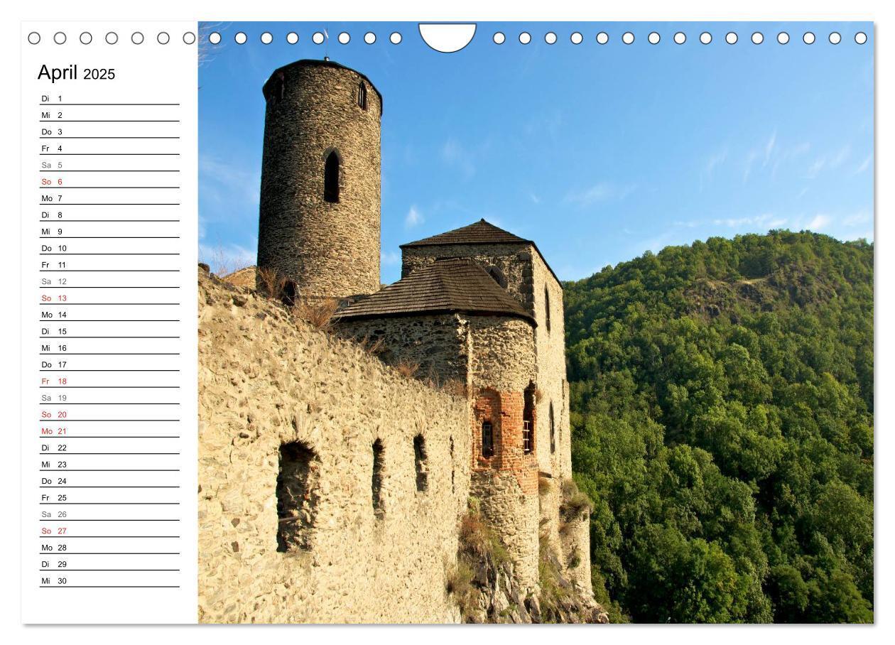 Bild: 9783435517633 | Tschechien - Die Burg Strekov (Wandkalender 2025 DIN A4 quer),...