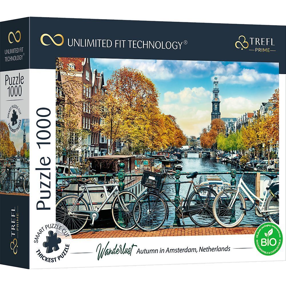 Cover: 5900511107029 | UFT Puzzle 1000 - Wanderlust: Herbst in Amsterdam, Niederlande | Spiel