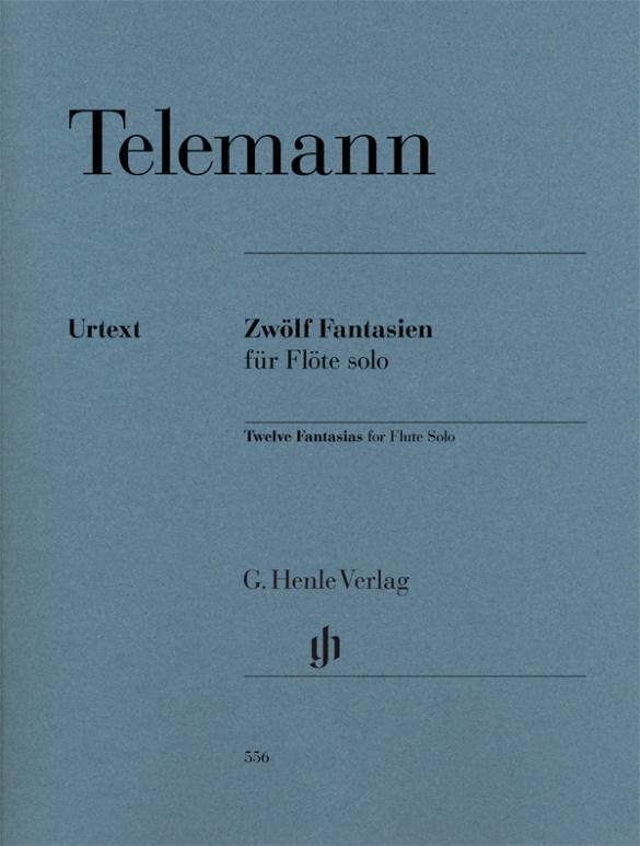 Cover: 9790201805566 | Zwölf Fantasien für Flöte solo TWV 40:2-13 | Georg Philipp Telemann