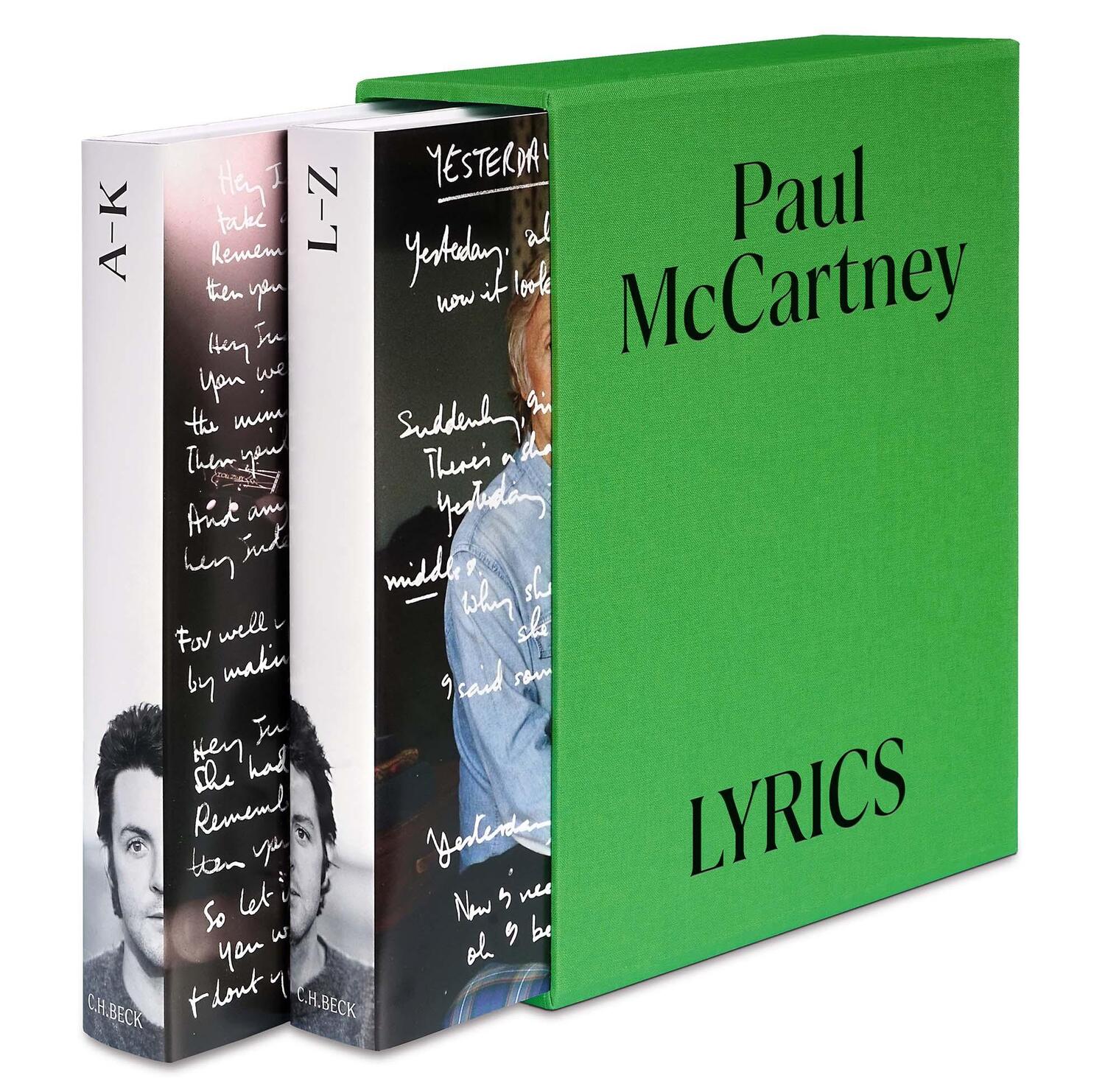 Cover: 9783406776502 | Lyrics Deutsche Ausgabe | 1956 bis heute | Paul McCartney | Buch