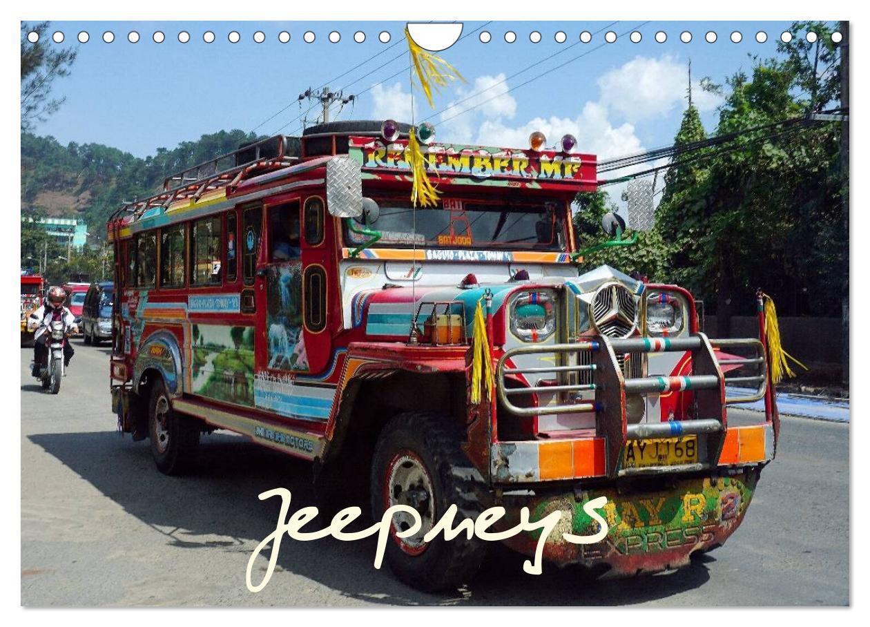 Cover: 9783435600502 | Jeepneys (Wandkalender 2025 DIN A4 quer), CALVENDO Monatskalender