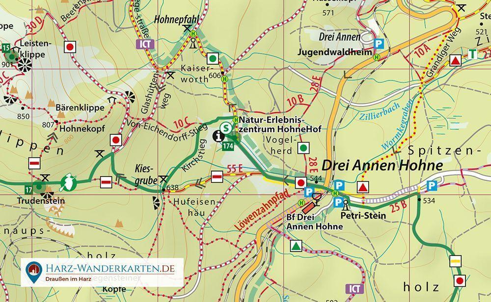 Bild: 9783936185737 | Mittlerer Harz | Wander- und Fahrradkarte | (Land-)Karte | Deutsch