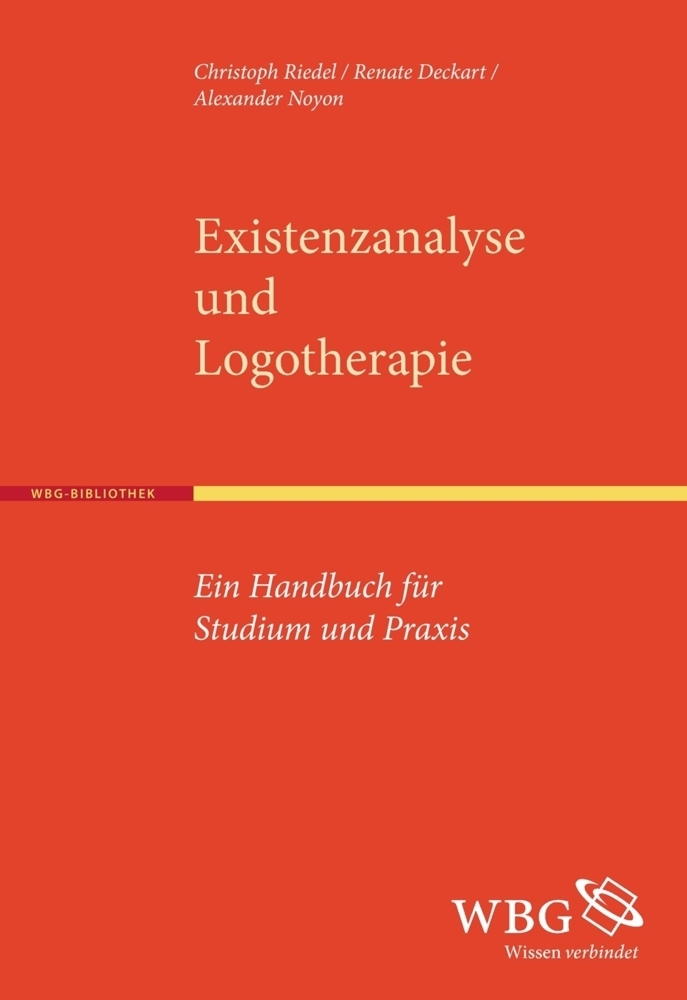 Cover: 9783534265398 | Existenzanalyse und Logotherapie | Ein Handbuch für Studium und Praxis