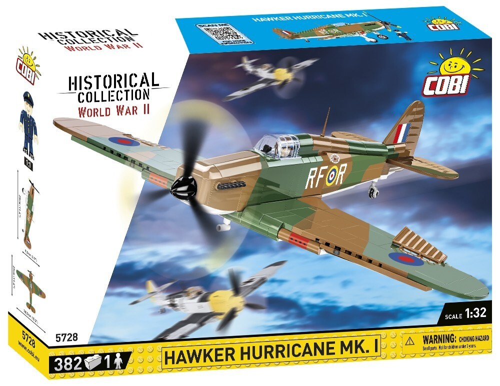 Cover: 5902251057282 | COBI Historical Collection 5728 - Hawker Hurricane Mk.I, WWII, 382...