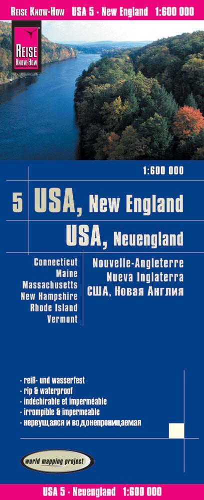 Cover: 9783831774067 | World Mapping Project USA 05 Neuengland 1 : 600 000 | (Land-)Karte