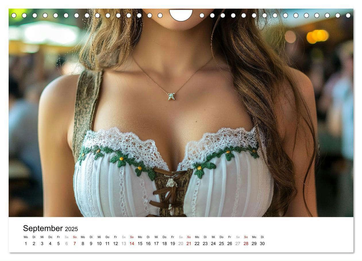 Bild: 9783457208090 | Dirndl Dekollete Kalender ¿ Traditionelle Tracht und bayerische...