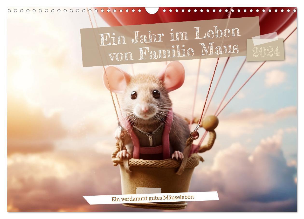 Cover: 9783383717239 | Ein Jahr im Leben von Familie Maus (Wandkalender 2024 DIN A3 quer),...