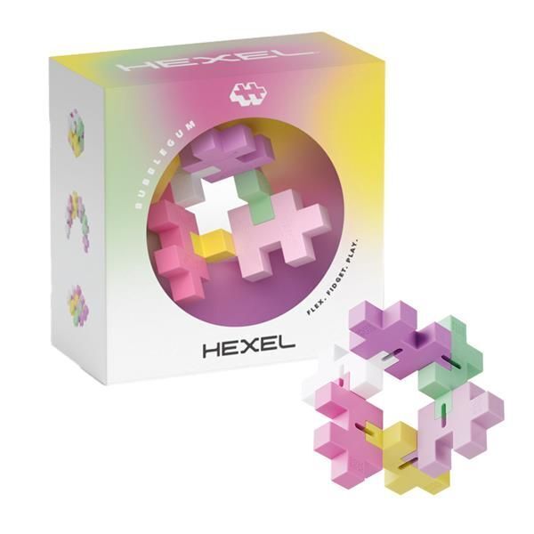 Cover: 5710409201810 | Plus-Plus Hexel Flex Bausteine, pink | Stück | 9603487 | Plus-Plus