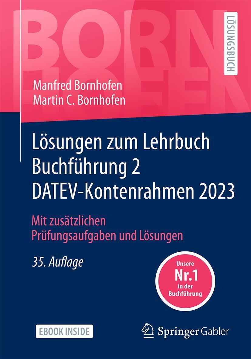 Cover: 9783658433109 | Lösungen zum Lehrbuch Buchführung 2 DATEV-Kontenrahmen 2023 | Bundle