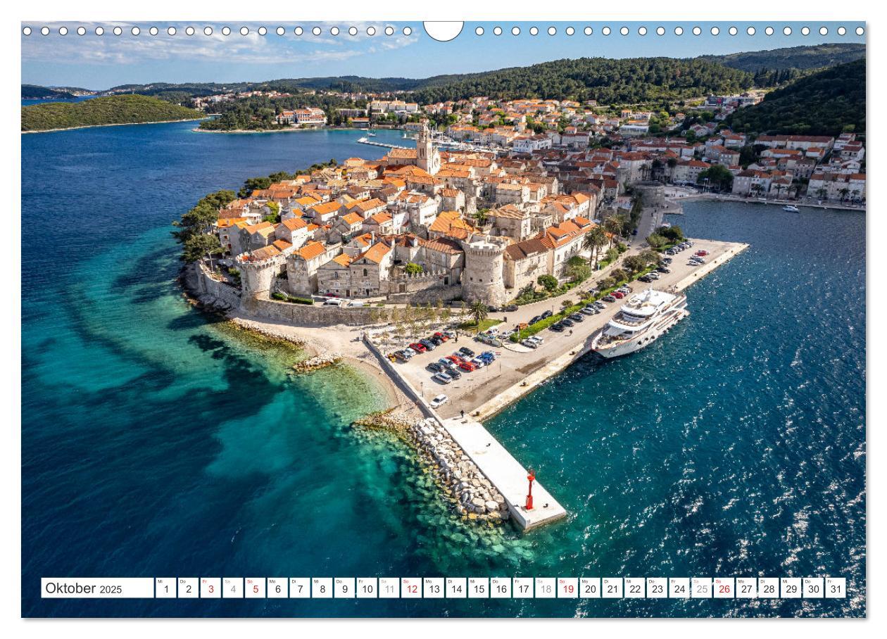 Bild: 9783457148310 | Kroatien von oben (Wandkalender 2025 DIN A3 quer), CALVENDO...