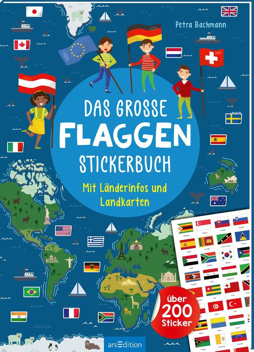 Cover: 9783845854595 | Das große Flaggen-Stickerbuch | Petra Bachmann | Taschenbuch | 56 S.