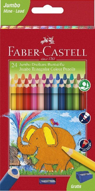 Cover: 8991761313015 | Faber-Castell Buntstift dreikant Jumbo 5.4mm 24er Karton | Stück