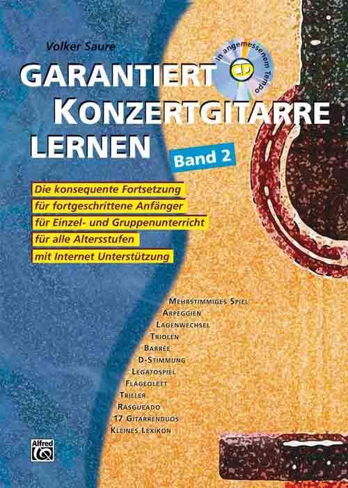 Cover: 9783933136565 | Garantiert Konzertgitarre lernen 2 | Volker Saure | Broschüre | 2009