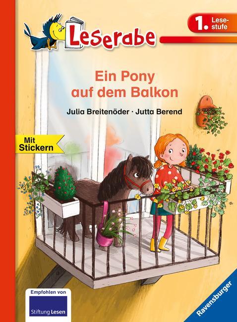 Cover: 9783473361311 | Ein Pony auf dem Balkon - Leserabe 1. Klasse - Erstlesebuch für...